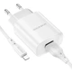 Зарядне мережеве BOROFONE BN1 Innovative (1USB 2.1A) Lightning Білий - изображение 3