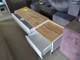 Тумба TV скандинавская Asgard 1530x495x400 белая аляска/дуб крафт золотой (GAAG08011200000) - изображение 3