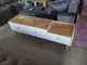 Тумба TV скандинавская Asgard 1530x495x400 белая аляска/дуб крафт золотой (GAAG08011200000) - изображение 4