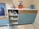 Греденция Т6 Picassa 1700x1100x550 голубая лагуна (GA106050302) - изображение 3