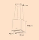 Островная вытяжка Klarstein Island Hood Smart (10035711) Wifi, 595м³/ч - изображение 7