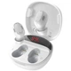 Беспроводные Bluetooth наушники Baseus Encok TWS WM01 Plus с дисплеем White - изображение 1