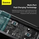 Сетевое зарядное устройство Baseus 100W Quick GaN2 Pro QC4.0+PD3.0 2USB+2Type-C 5A + кабель Baseus Type-C to Type-C 100W 20V/5A 1м Black - изображение 11