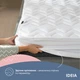 Наматрасник NORDIC 160х200х35 см TM IDEIA пл 150г/м2, натяжной с бортом по периметру, защитный - изображение 8