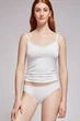 Женская майка с эластичной тесьмой Gisela 0121 white 46(L) Белый - изображение 1
