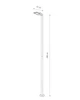 Уличный светильник Nowodvorski 9125 Pathway LED 1x36W 3000K 3600Lm IP44 черный - изображение 2