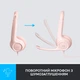 Наушники Logitech H390 USB Rose (981-001281) - изображение 3