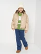 Детская демисезонная куртка для девочки Coccodrillo Outerwear Girl Kids ZC2152701OGK-002 116 см Бежевая (5904705930363) - изображение 3