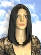 Парик на сетке PoliLy Lace Wig Momo № 1B каре чорный, термостойкое волокно - изображение 4