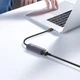 Внешняя сетевая карта Type-C на RJ45 LAN Baseus Lite Series Ethernet Adapter (1000Mbps, 15см). Gray - изображение 5