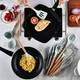 Силіконовий кухонний набір приладдя Kitchen Set 12 предметів (дерево+силікон) м'ятний - зображення 4