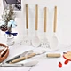 Силиконовый кухонный набор принадлежностей Kitchen Set 13 предметов (дерево+силикон) белый - изображение 4