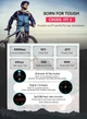 Водонепроницаемые смарт часы North Edge Cross Fit 3 с GPS, компасом и барометром Черные - изображение 10