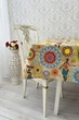 Водоотталкивающая скатерть на стол TouchableLinen 1 шт 150x250 см Принт Африка Хлопок с тефлоновым покрытием - изображение 4