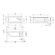 Ванна акриловая Duravit D-Code 150 х 75 см (700095000000000) - изображение 3