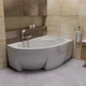 Ванна акриловая Ravak Asymmetric II 160 х 105 см (исполнение справа) (CB61000000) - изображение 2