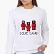 Свитшот женский Солдаты Игра в кальмара (Squid Game) (8771-3364-1) Белый XS - изображение 1