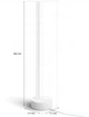 Світильник настільний розумний Philips Hue Signe, 2000K-6500K, RGB, Gradient, ZigBee, Bluetooth, димування 55 см Білий (915005986901) - зображення 2