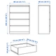 Комод MALM Ikea (Ікея) Колір Білий глянець, 504.240.54 - изображение 5
