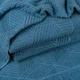 Комплект махровых полотенец Уельс 2шт GM Textile 50х90см, 70х140см 500г/м2 (Синий) - изображение 2
