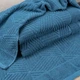 Комплект махровых полотенец Уельс 2шт GM Textile 50х90см, 70х140см 500г/м2 (Синий) - изображение 3