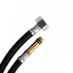 Шланг для змішувача AQUASTRONG Nylon довгий штуцер M10х1/2" 120 см (AS340120) - изображение 1