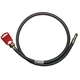 Шланг для змішувача SANTAN Adell антикорозія M10х1/2" Г-КШ 42 см (15992042) - зображення 1