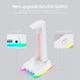 Підставка тримач для ігрових навушників Onkuma RGB Gaming St2 | 3USB, aux | white - зображення 6