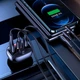 Автомобильный FM-трансмиттер модулятор USAMS US-CC143 C25 |2USB/1Type-C, 3A/50W, QC/PD, TF| - изображение 3