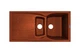 Кухонная мойка гранитная Adamant NEW LINE PLUS terracotta-1 - изображение 3