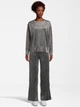 Bluza damska bez kaptura welurowa Fila FAW0227-80008 M Szara (4064556306623) - obraz 3