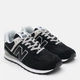 Buty sportowe damskie New Balance 574 ML574EVB 38.5 (6US) Czarny/Szary (195907803233) - obraz 3