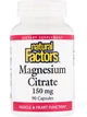 Добавка мінеральна Natural Factors Цитрат магнію (Magnesium Citrate) 150 мг 90 капсул NFS01652 - зображення 1
