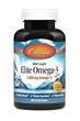 Біодобавка Carlson Labs Риб'ячий жир з Oмега-3 (Elite omega-3) 1600 мг 60 капсул зі смаком лимона CAR01716 - зображення 1