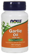 Чесночное масло NOW Foods (Garlic Oil) 1500 мг 100 капсул NOW01790 - изображение 1