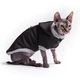 Теплая кофта с рукавом для котов (кошек) с капюшоном Style Pets ADS Sport BLACK XXS - изображение 1