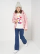 Детская демисезонная куртка для девочки Coccodrillo Outerwear Girl Kids ZC2152701OGK-033 92 см Розовая (5904705930202) - изображение 3