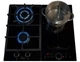 Комбинированная индукционно - газовая варочная поверхность Luxor Modul RI PG 320 Induction 60 GAS + уголок для безопасного подключения в подарок черный - изображение 2