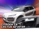 Дефлекторы окон (ветровики) HEKO для Citroen C4 Cactus 2014+ 5D (вставні, кт-2шт) - изображение 6