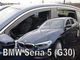 Дефлектори вікон (вітровики) HEKO для BMW 5 Series G30 2017+ 4D вставні 4 шт Sedan - зображення 1
