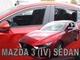 Дефлекторы окон (ветровики) HEKO для Mazda 3 (IV) 2019+ Sedan 4D вставные 4 шт - изображение 1