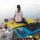 Килимок складний IXPE Naturehike Thickened&nbsp;NH20FCD07, алюмінієва плівка, 25 мм, блакитний - изображение 9