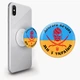 Попсокет (Popsockets) держатель для смартфона Добрый вечер, мы из Украины! (8754-3745-WT) Белый - изображение 1