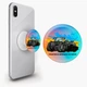 Попсокет (Popsockets) тримач для смартфона Тракторні війська України! (8754-3749-WT) Білий - зображення 1