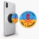 Попсокет (Popsockets) держатель для смартфона Добрый вечер, мы из Украины! (8754-3745-BK) Черный - изображение 1