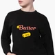 Свитшот для девочек БТС (Butter BTS) (9509-3257-6) 134-140 см Черный - изображение 1