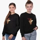 Свитшот для девочек Вся правда о медведях (We Bare Bears) (9509-2909-8) 158-164 см Черный - изображение 5