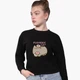 Свитшот для девочек Кот Пушин (Pusheen Cat) (9509-3346-6) 134-140 см Черный - изображение 2