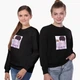 Свитшот для девочек БТС (BTS) (9509-3259-7) 146-152 см Черный - изображение 5