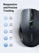 Беспроводная мышь UGREEN MU006 800-4000 DPI 2.4 GHz Black (90855) - изображение 3